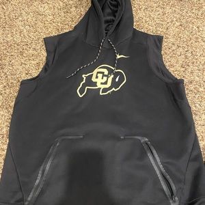 Sleeveless Nike University of Colorado Boulder Hoodie XL
